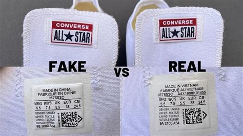 how to tell if your chucks are real.